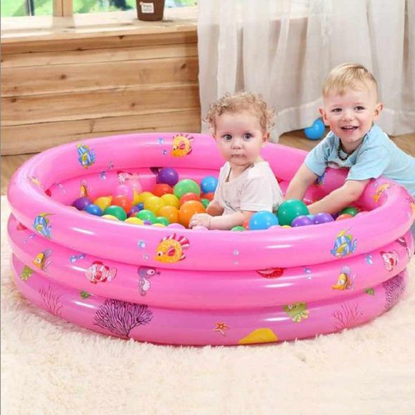 

pool & accessories inflatable 3 circle round baby swimming portable outdoor children kids water play