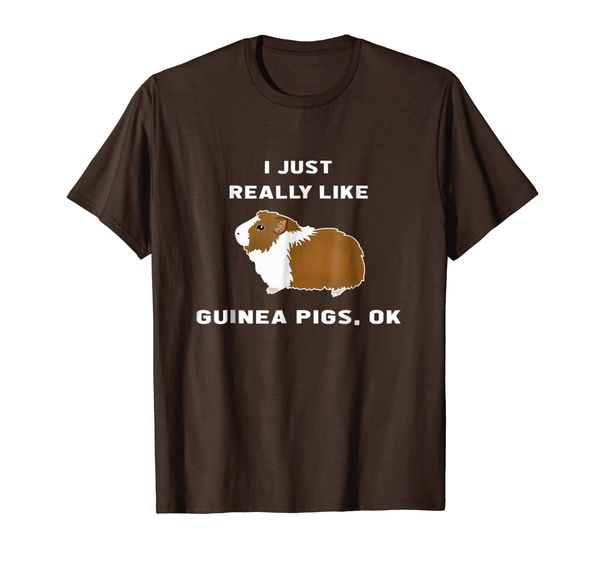 

cute and funny i just really like guinea pigs ok tshirt, White;black