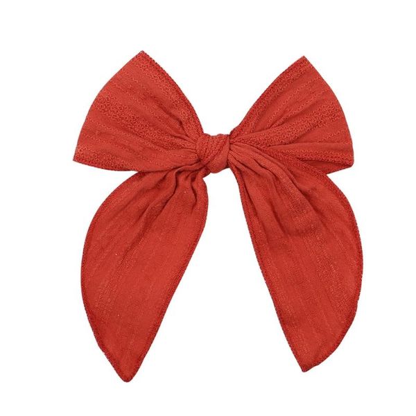 

hair accessories a5kf 14 pcs/pack 4.5in bow clips handmade baby girls bowknot hairpin solid color, Slivery;white