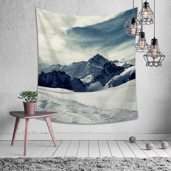 

tapestries high mountain scenery hippie psychedlic tapestry mandala wall hanging bedspread blankets home decoration
