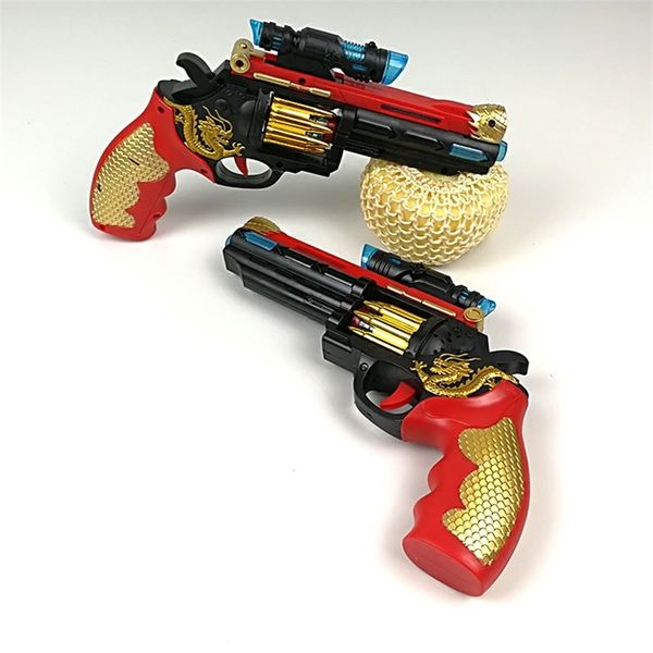 

qun yida music electric gun 696-3 children's flash luminous revolver toy