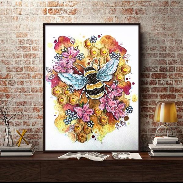 

diamond painting 5d cartoon little bee special embroidery kit home decoration artwork