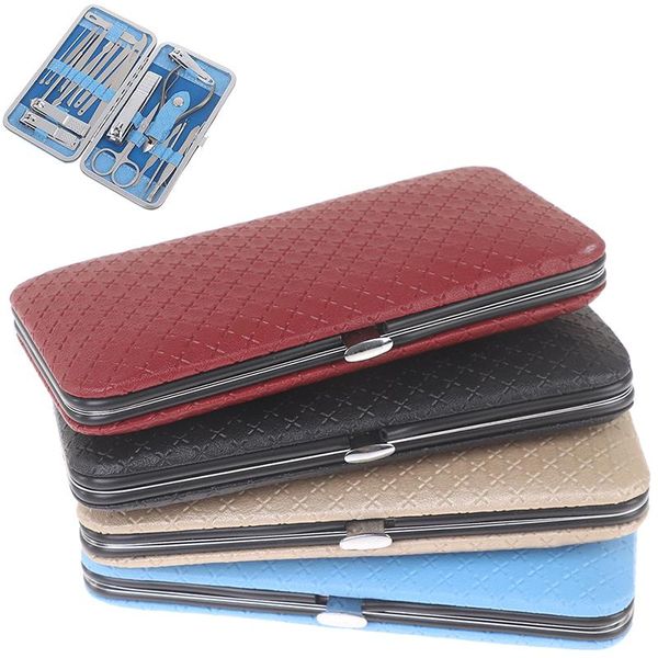 

nail art kits 19pcs manicure clipper set household stainless steel ear spoon clippers tool pedicure scissor