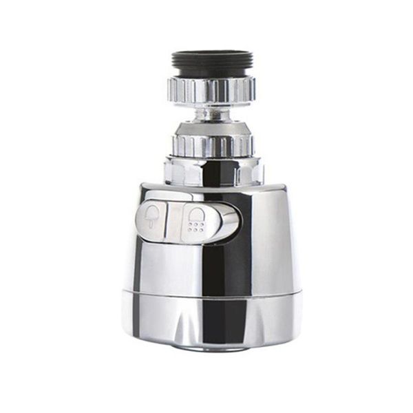 

kitchen faucets 1pc 360 degree faucet electroplating rotating shower head 3-level adjustment water-saving filter bathroom