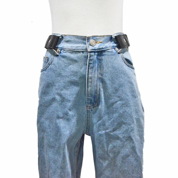 

lazy elastic belt fashion trend invisible belt, Black;brown