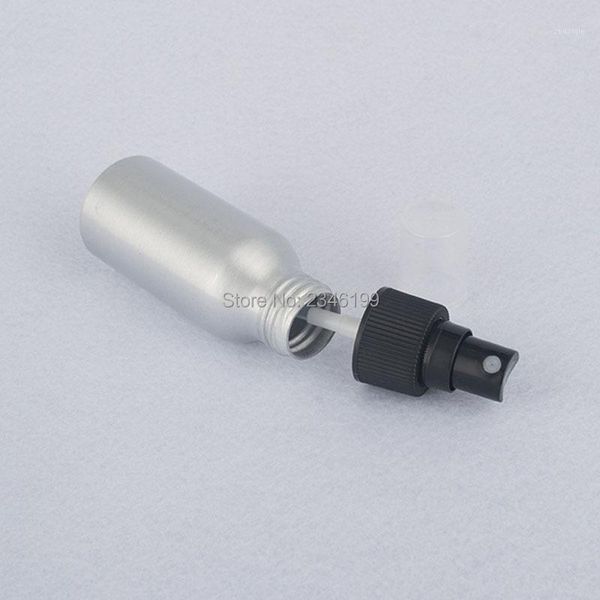 

storage bottles & jars cosmetic packaging 40/50/100/120/150 ml aluminum bottle spray 25pcs head clear cap