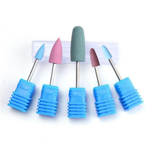 

nail art kits drill bit dead skin removal silicone grinding stone head manicure tool