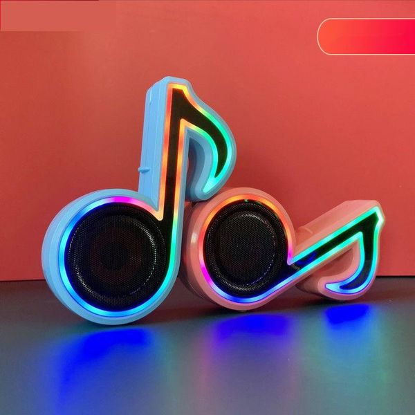 

portable speakers bluetooth wireless personalized speaker color light high volume home computer subwoofer small sound