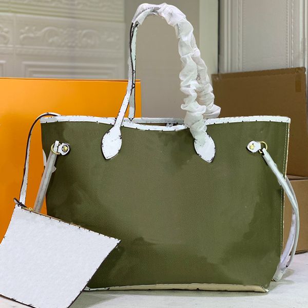 

mm tote bag women handbag clutch shoulder bags large capacity package canvas leather classic letter printed patchwork color handbags