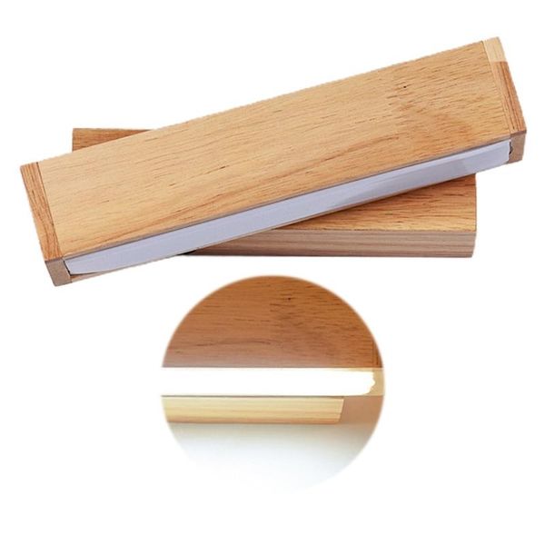 

nordic style simplicity wooden led modern adjustable lighting bar restaurant living room porch wall lamp corridor decoration