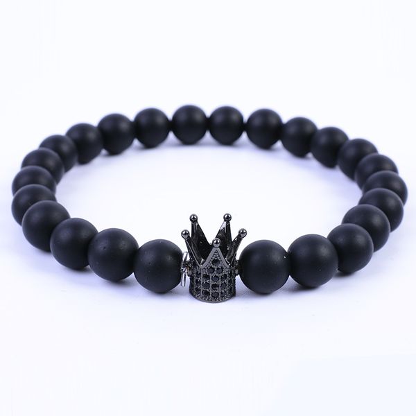 

70% off diy jewelry with micro zircon crown bracelet, Black
