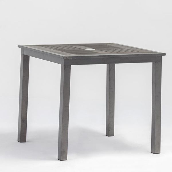 

camp furniture foshan design aluminium outdoor gaeden cafe patio plastic wood table