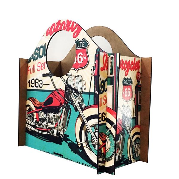

storage baskets magazine rack wooden box for books spapers motorcycle