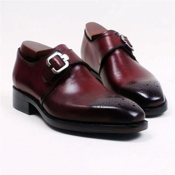 

dress shoes 2021 spring british men's loafers wine red fashion trend casual classic everyday all-match business zz136, Black