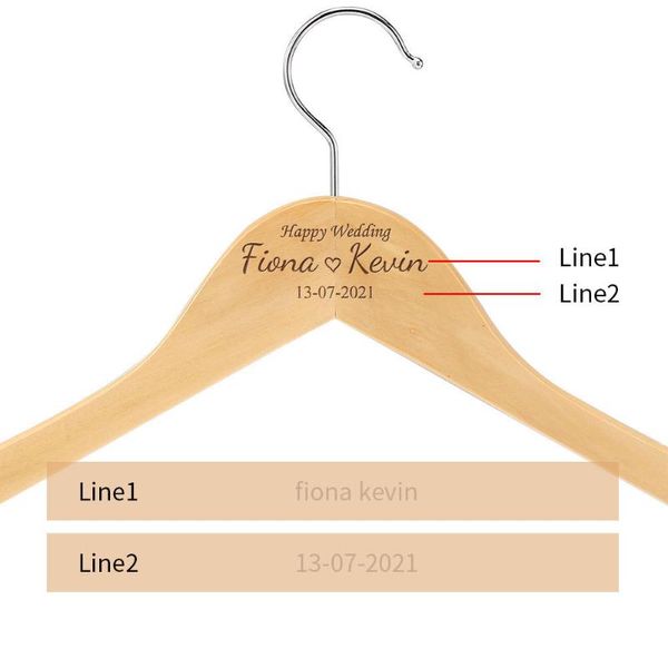 

hangers & racks custom wedding hanger personalized name date customized