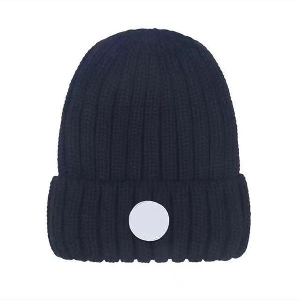 

fashion mens designers hats bonnet winter beanie knitted wool hat plus velvet cap skullies thicker mask fringe beanies caps, Blue;gray
