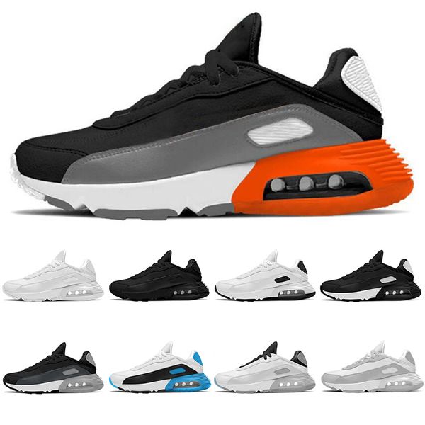 

2090 men women running shoes triple black white orange dio pure platinum mens trainers sports sneakers size 36-45