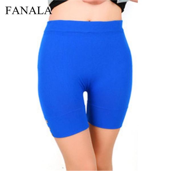 

women's shorts women solid high waist sew leggings short seamless all seasons mini slip casual summer panties trousers, White;black