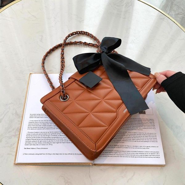 

cross body high sense bag handbags 2021 trendy fashion wild western messenger net red one-shoulder chain small square