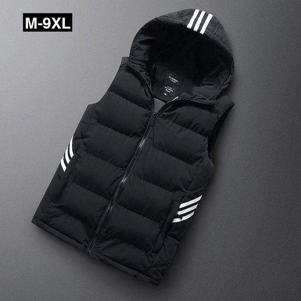 

men's vests sleevelessÂ hoodieÂ menÂ vestÂ winterÂ Â jacketÂ 6xlÂ 7xlÂ 8xlÂ men'sÂ warmÂ casualÂ plusÂ sizeÂ manÂ blackÂ redÂ waistcoat, Black;white