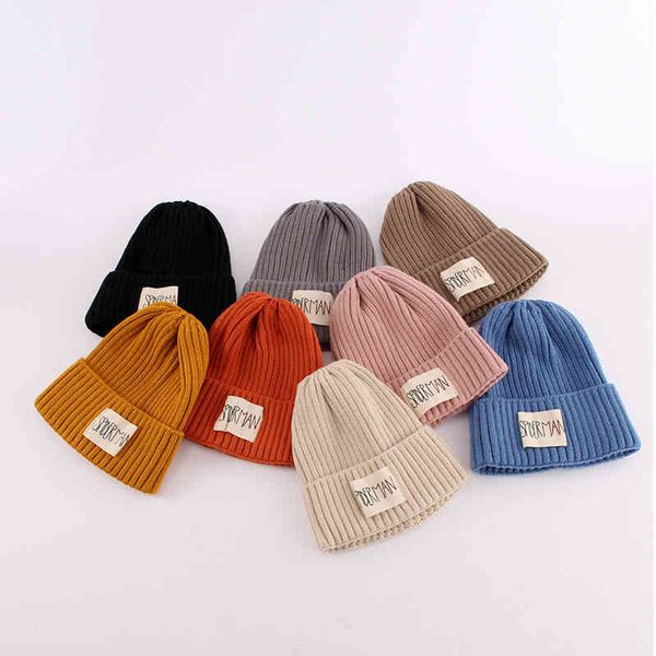 

wool hat women's autumn winter new fashion letter label crimped knitted hat warm pullover accessories black friday, Blue;gray