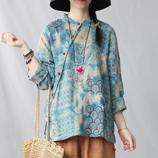 

original style long sleeve floralwomens and blouses traditional chinese clothing cheongsam qipao shirt 11104, Red