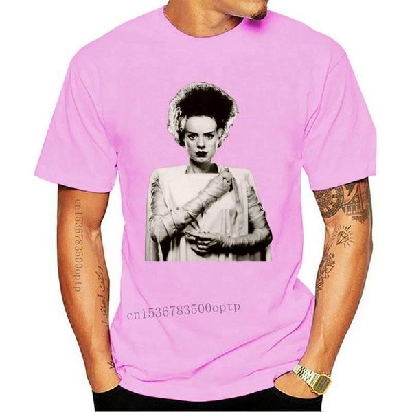 

men's t-shirts bride of frankenstein halloween horror movie tshirt, White;black