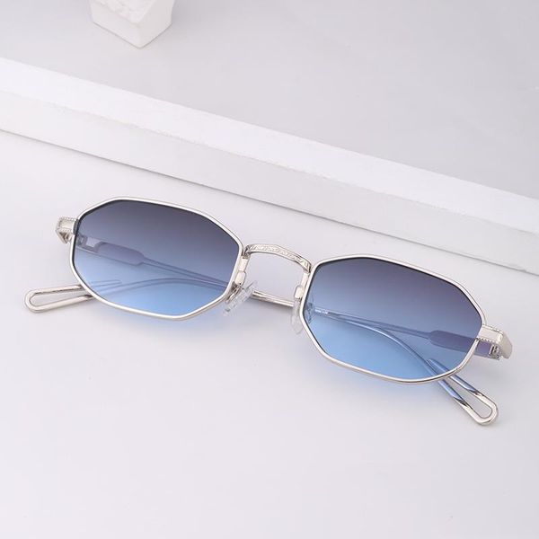 

sunglasses women's brand fashion irregular small frame fishing driving anti-glare uv400 glasses, White;black