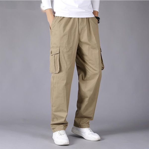 

men's pants cargo trousers for men 2021 men's clothing sports military style, Black