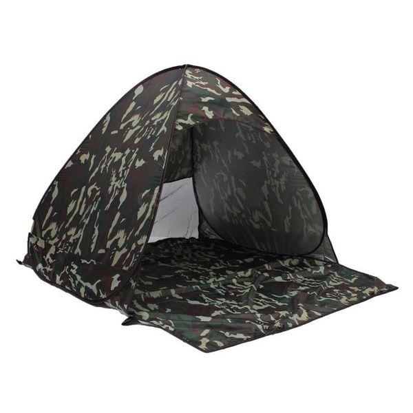 

outdoor 2-3 person automatic waterproof camouflage camping hiking family tent