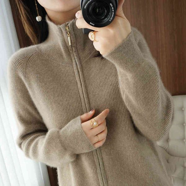 

women's sweaters female sweater winter 100% wool, high cashmere collar solid color plus size, White;black