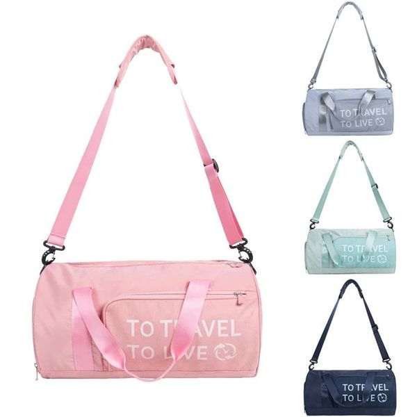 

evening bags gym bag dry and wet separation shoulder independent shoe travel organizer large capacity handbag