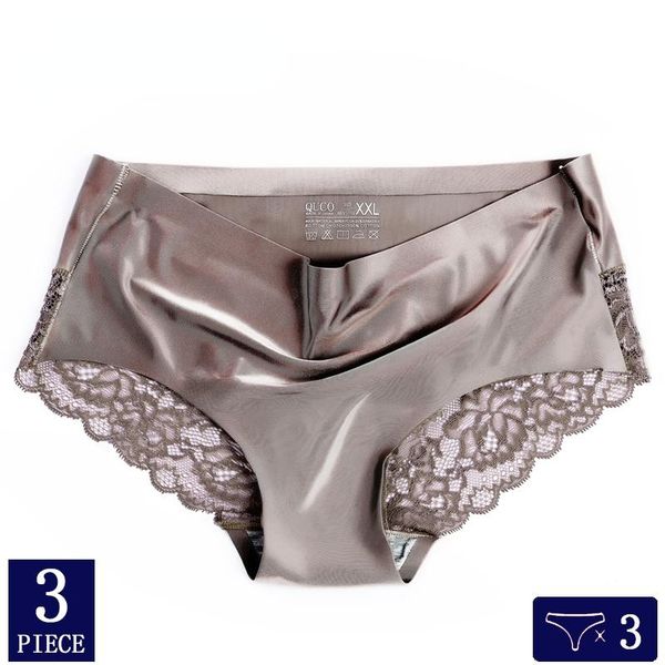 

women's panties 3pcs/lot brand women underwear seamless solid lingerie, Black;pink