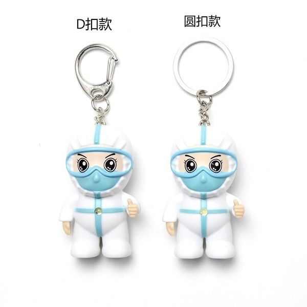 

creative cartoon nurse's day doctor's day gift angel in white keychain souvenir keychain pendant girls bag ornaments accessories 2, Red;brown