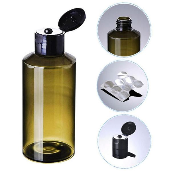 

storage bottles & jars 4pcs 150ml makeup water container for cosmetics liquid soap shampoo perfume gel travel