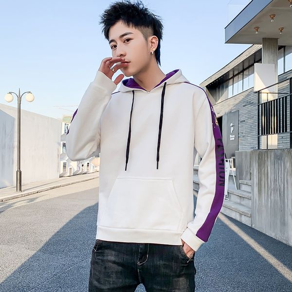 

new 2021 brand mens hoodie spring harajuku long sleeve streetwear plus size casual clothes korean style hooded fashion clothing 0sve, Black