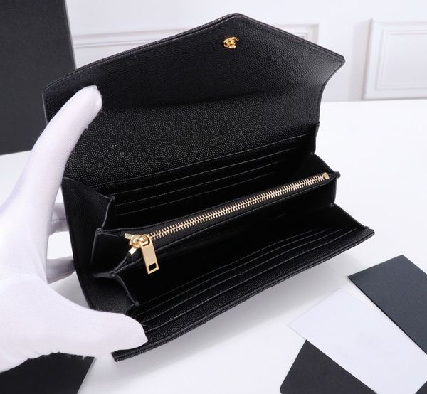 

2021 lady purse long european & american ing diamond love crown leather wallet437469 19-11-2.5, Red;black