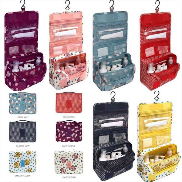 

style fashion casual practical travel cosmetic bag hanging toiletry organizer ladies women make up pouch
