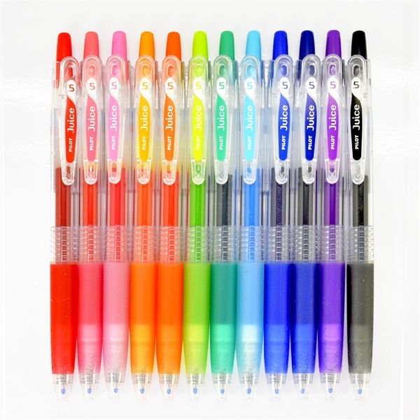 

pilot japane baile juice pen 0.5mm neutral students use metal color cute button