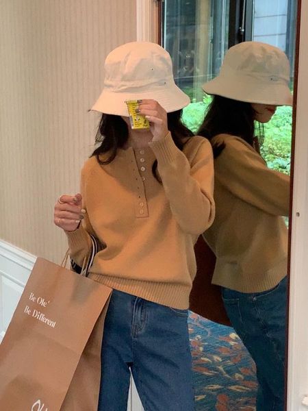 

women's sweaters loose and lazy style round-neck long-sleeved pullover autumn jum, White;black