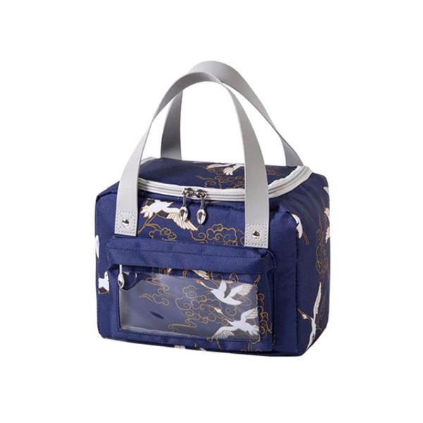 

storage bags reusable portable insulated lunch bag leak-proof box for office school picnic travel