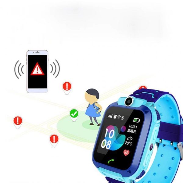

q12 children's smart watch sos phone watch smartwatch for kids boys girls with sim card p waterproof ip67 tracker watches