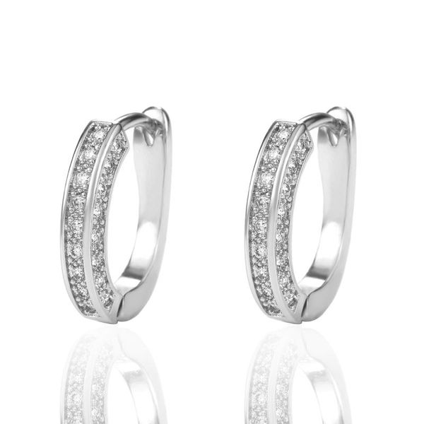 

hoop & huggie banru women's fashion small earrings three colors to choose from fine shop anniversary birthday exquisite gifts everyday, Golden;silver