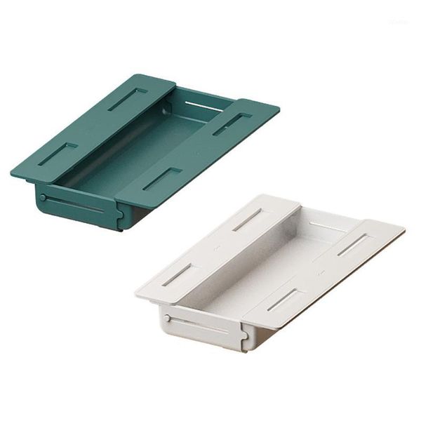 

hooks & rails 2pcs under deskadhesive organizers paste storage boxes drawers