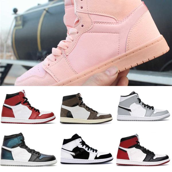 

silver 1 athletic shoes 1s high dark mocha black metallic gold unc light smoke grey chicago royal toe sport sneakers 36-46mxzu