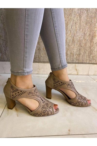 

sandals 1018 mink genuine leather, Black