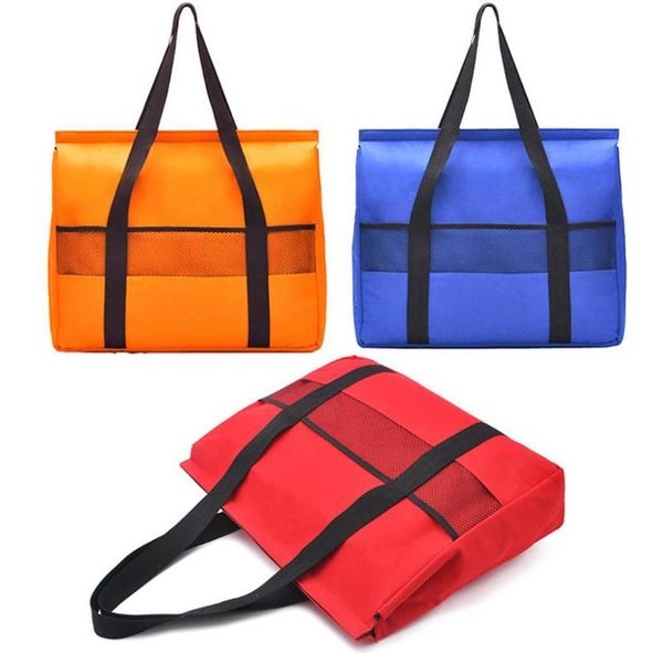 

outdoor bags waterproof thick insulation lunch bag kitchen square storage 2 solid front pocket tools fastening tape