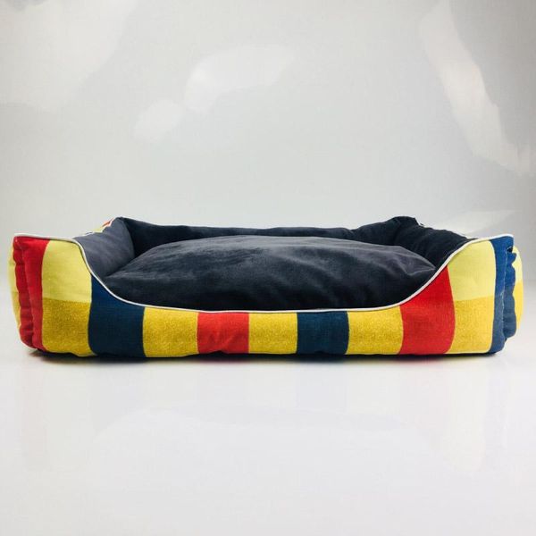 

square pet sofa warm soft pet mat pearl cotton cat dog bed removable washable non-slip waterproof oxford cloth bottom