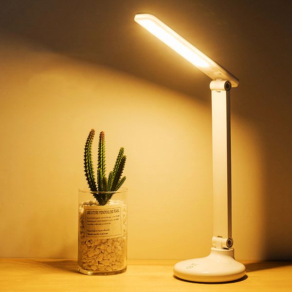 

2021 new foldable refillable usb led table protection for eyes touch darkening reading desk to room bedside office 3 colors f61t