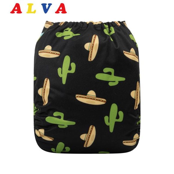

alvababy new pocket diapers baby new positioned cloth nappy with 1pc insert